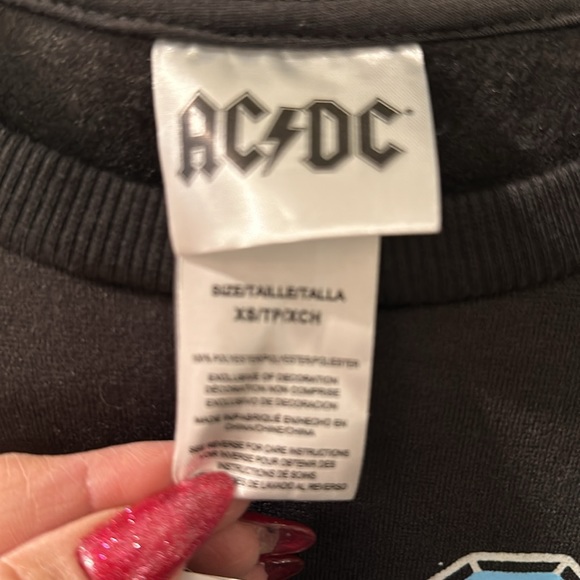AC/DC blow up your video sweatshirt new with tag - Picture 3 of 3